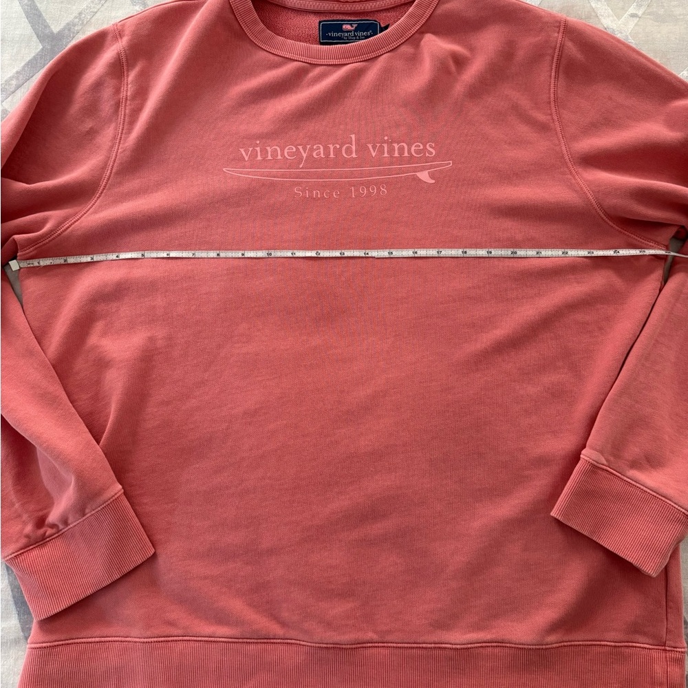 Vineyard Vines Men's Salmon Crewneck Sweater